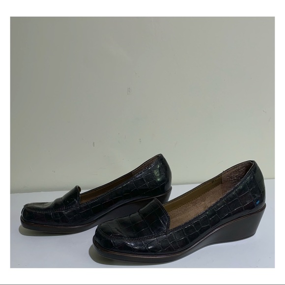 Aerosoles Shoes Loafers ‘Final Exam’ Style crocodile leather design Size 6.5 - Picture 12 of 13